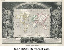 Planisphere Art Print - Planisphere.