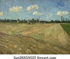 Field Art Print - Ploughed Fields ('the Furrows')