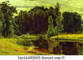 Pond Art Print - Pond In A Old Park