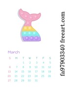popit calendar