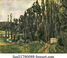 Poplars Art Print - Poplars