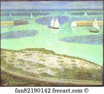 Entrance Art Print - Port-En-Bessin, Entrance To The Harbour