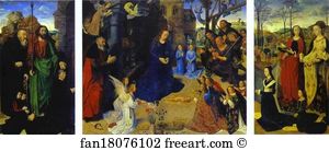 1476 1478 Oil On Wood Galleria Degli Uffizi Art Print - Portinari Altar