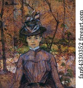 Suzanne Art Print - Portrait De Suzanne Valadon (Madame Suzanne Valadon, Artiste Peintre)