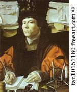 1530 Oil On Panel National Gallery Art Print - Portrait Of A Banker