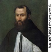 Dominican Art Print - Portrait Of A Dominican Monk