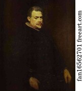 Gentlemen Art Print - Portrait Of A Gentleman, Probably Of Juan Mateos, Master Of The Royal Staghounds