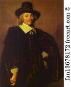 Gentlemen Art Print - Portrait Of A Gentleman