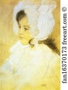 Portrait Of A Girl Art Print - Portrait Of A Girl