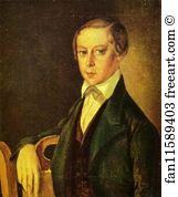 1840s Oil On Canvas The Russian Museum Art Print - Portrait Of A. I. Pozdeyev