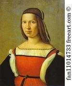 Pitti Art Print - Portrait Of A Lady