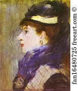 Edouard Art Print - Portrait Of A Lady