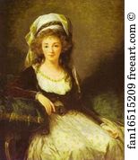 Louise Elisabeth Vigee Lebrun Art Print - Portrait Of A Lady