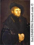 Lucas Cranach The Elder Art Print - Portrait Of A Lord Of Köckerits