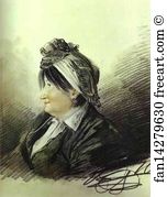 Lanskaya Art Print - Portrait Of A. M. Lanskaya