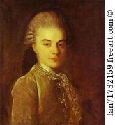 1760s Oil On Canvas The Tretyakov Gallery Art Print - Portrait Of A. M. Rimskiy-Korsakov