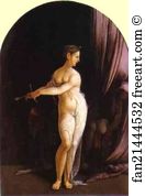 1535 Art Print - Portrait Of A Man. Verso: Lucretia