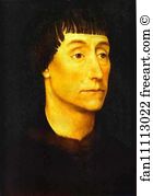1455 1460 Art Print - Portrait Of A Man