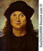 Portrait Man Art Print - Portrait Of A Man