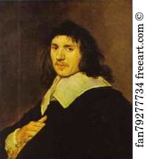 1655 Oil On Canvas The National Gallery Of Art Art Print - Portrait Of A Man