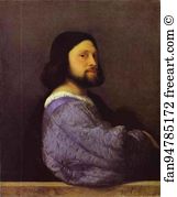 Titian Art Print - Portrait Of A Man