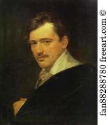 Karl Brulloff Art Print - Portrait Of A. N. Lvov