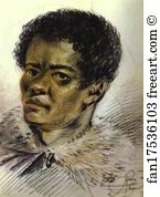 Servants Art Print - Portrait Of A , Orlovski's Servant