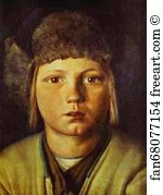 Peasant Boys Art Print - Portrait Of A Peasant Boy