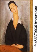 Amedeo Modigliani Art Print - Portrait Of A Polish Woman