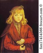 Saxony Art Print - Portrait Of A Prince Of Saxony