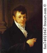 Tomilov Art Print - Portrait Of A. R. Tomilov