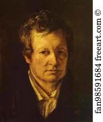 Tomilov Art Print - Portrait Of A. R. Tomilov