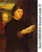 Oil On Wood Museum Of Fine Arts Art Print - Portrait Of A Reading Man