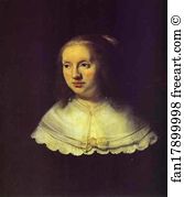 Ferdinand Bol Art Print - Portrait Of A Woman