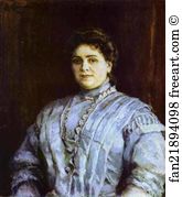 1903 Oil On Canvas The Art Museum Of Belarus Art Print - Portrait Of A Woman