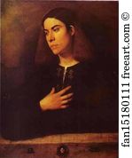 Giorgione Art Print - Portrait Of A Young Man (Antonio Broccardo? )