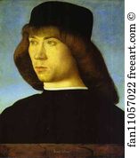 Portrait Of A Man Art Print - Portrait Of A Young Man