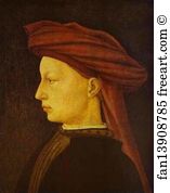 Portrait Of A Young Man Art Print - Portrait Of A Young Man