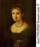 1535 Art Print - Portrait Of A Young Woman