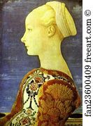 Domenico Veneziano Art Print - Portrait Of A Young Woman
