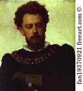 Lensky Art Print - Portrait Of Actor Alexander Lensky In A Stage Costume