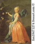 Murray Art Print - Portrait Of Agnes Murray Kynnynmond