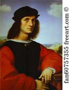 C 1506 Oil On Panel Palazzo Pitti Art Print - Portrait Of Agnolo Doni