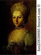Taganrog Art Print - Portrait Of Agrafena Ribeaupierre