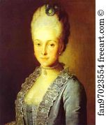 Tolstaya Art Print - Portrait Of Alexandra Perfilyeva, Née Countess Tolstaya