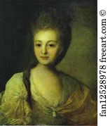 Alexandra Art Print - Portrait Of Alexandra Struiskaya