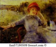 Pierre Art Print - Portrait Of Alphonsine Fournaise