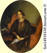 Legrand Art Print - Portrait Of Amalia Legrand