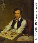 Architect Art Print - Portrait Of An Architect