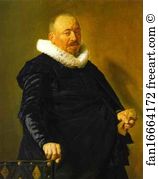 Portrait Of An Elderly Man Art Print - Portrait Of An Elderly Man